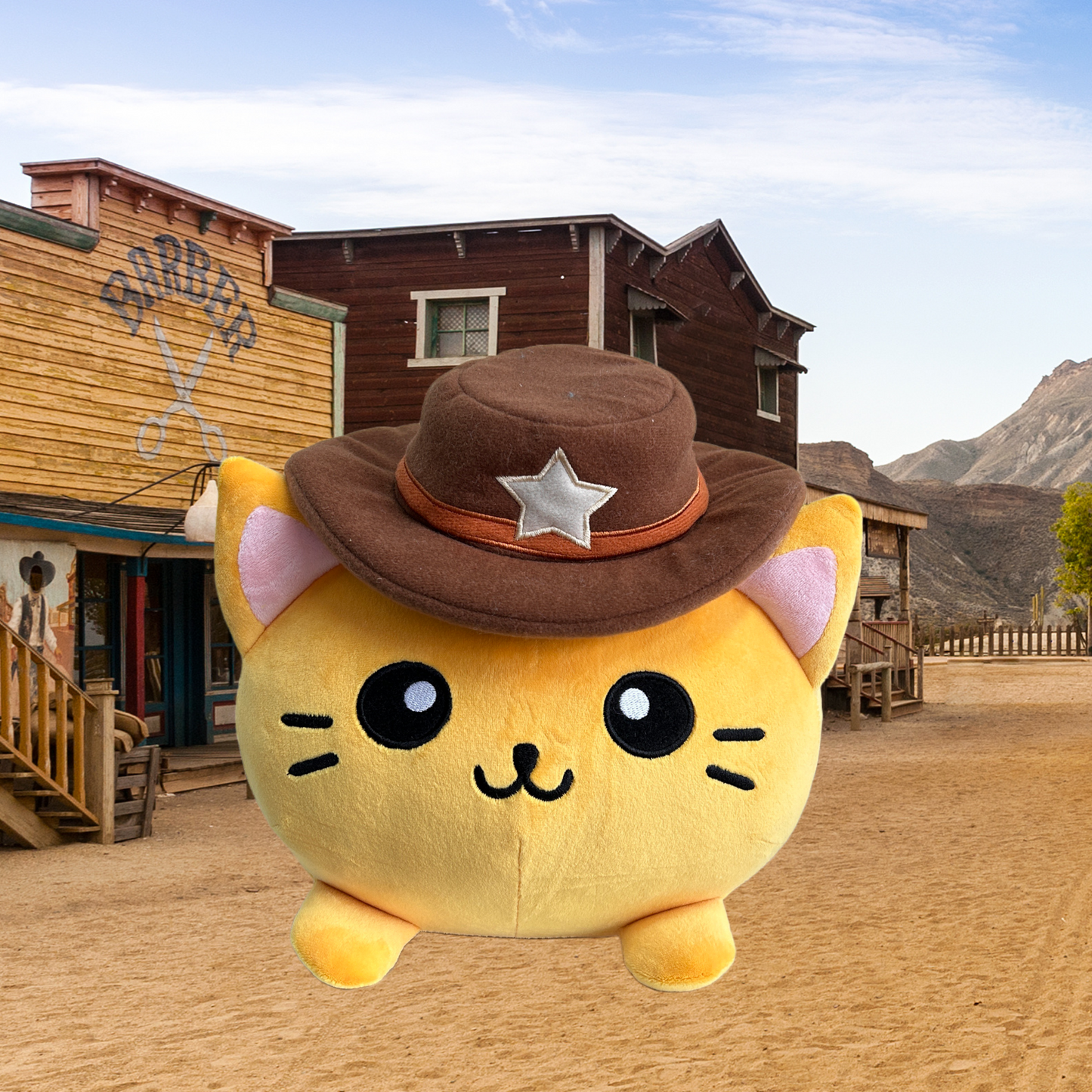 Cowboy Cat Plushie